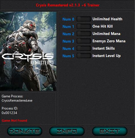Crysis Remastered Trainer .